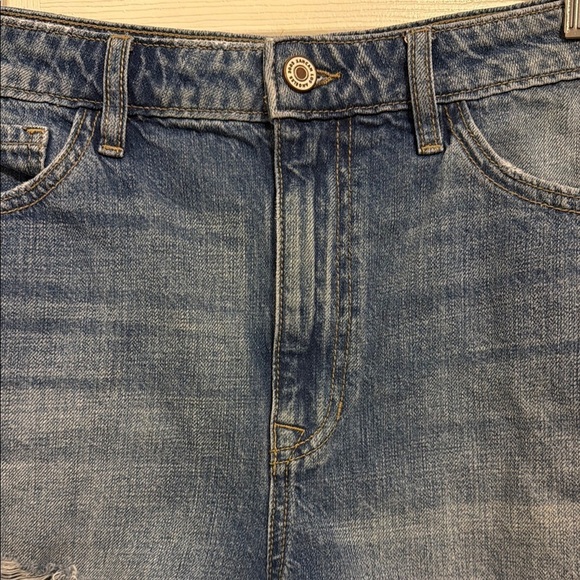 KanCan Blue Distressed Jean Shorts #544 - Picture 2 of 7